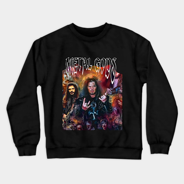 Metal Crewneck Sweatshirt by MckinleyArt